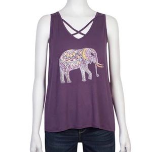 Grayson Threads Purple Elephant Shirt